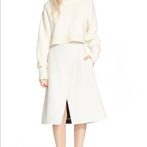 Tibi cashmere crop pullover